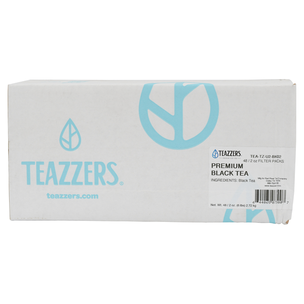 Teazzers Black Tea Premium 2 oz., PK48 TEA-TZ-U2-BK02